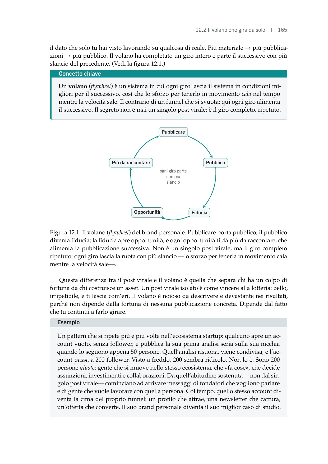 Figura: il volano (flywheel) della crescita